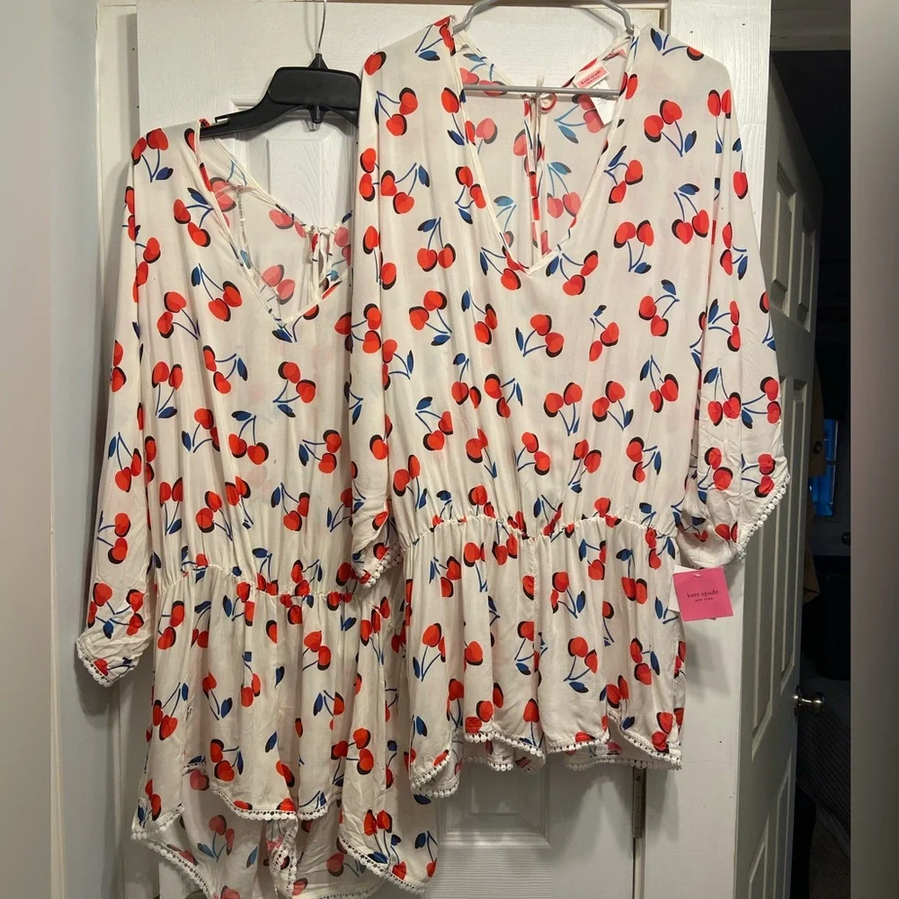🍒🍒Kate Spade Cherry Toss Playsuit🍒🍒Small